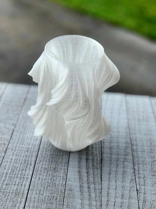 “Whirlwind Elegance” – 3D Printed Modern Vase
