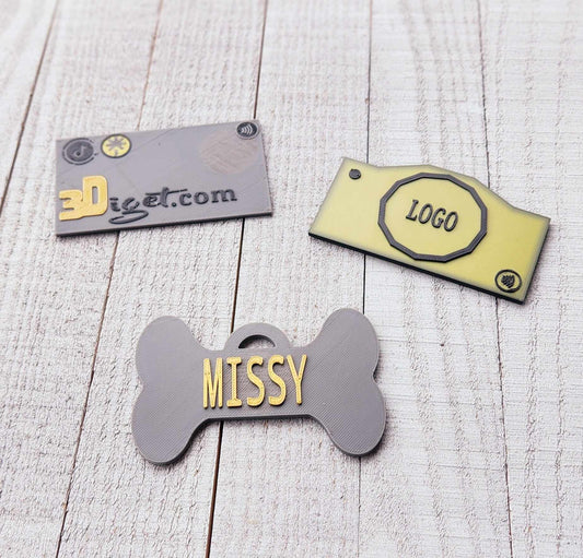 3D-printed business cards featuring cutting-edge NFC technology