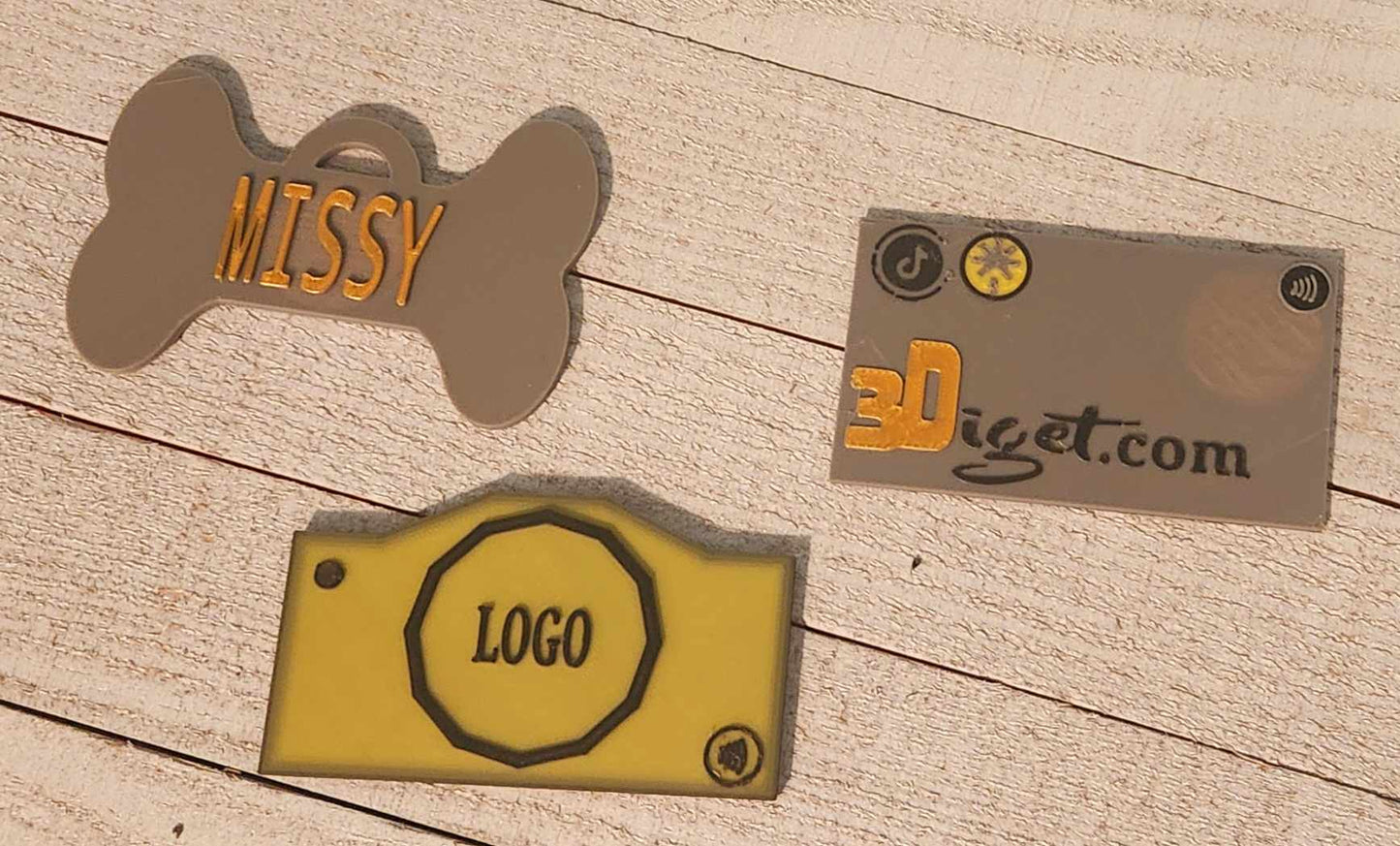 3D-printed business cards featuring cutting-edge NFC technology