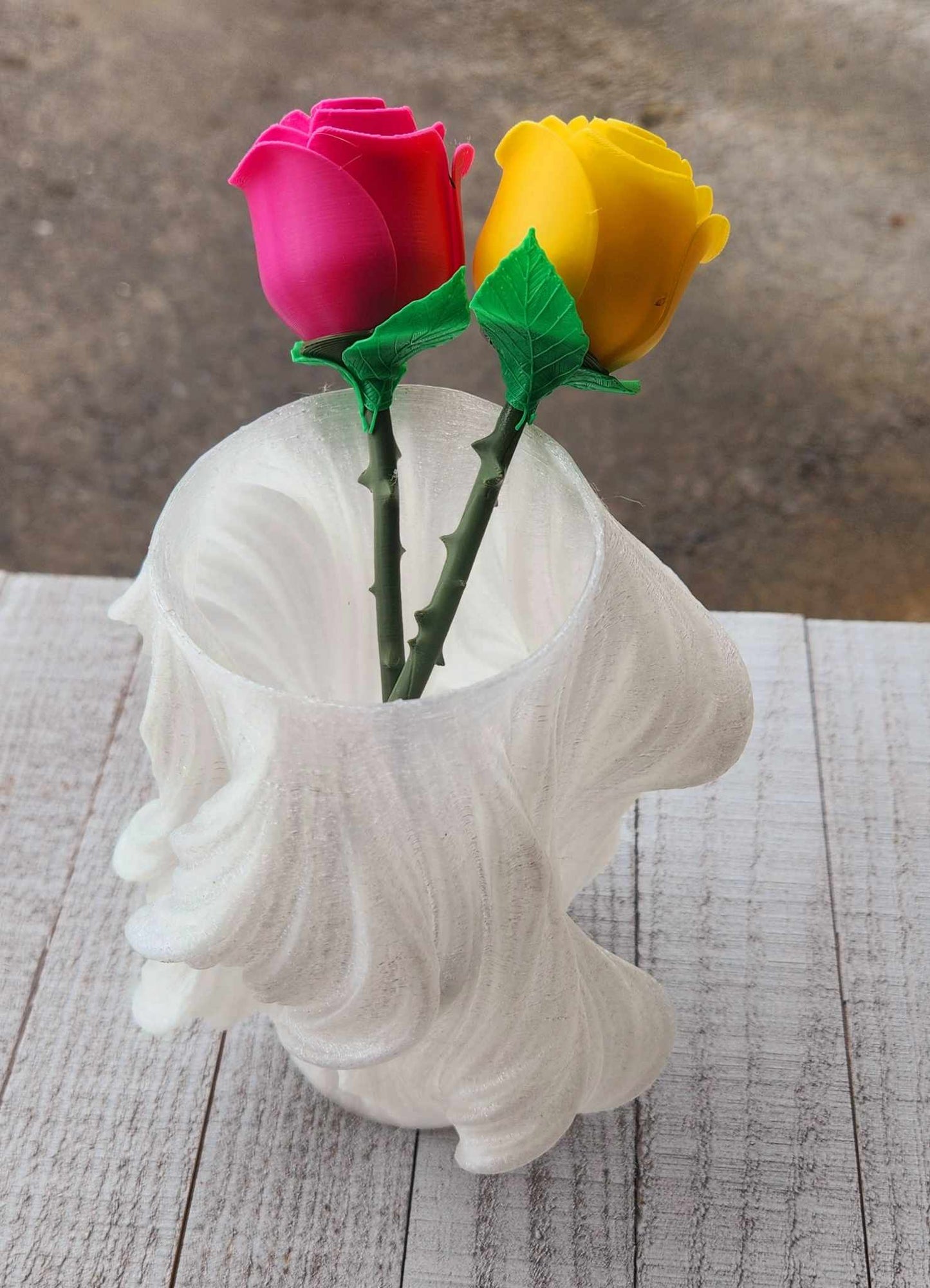 “Whirlwind Elegance” – 3D Printed Modern Vase